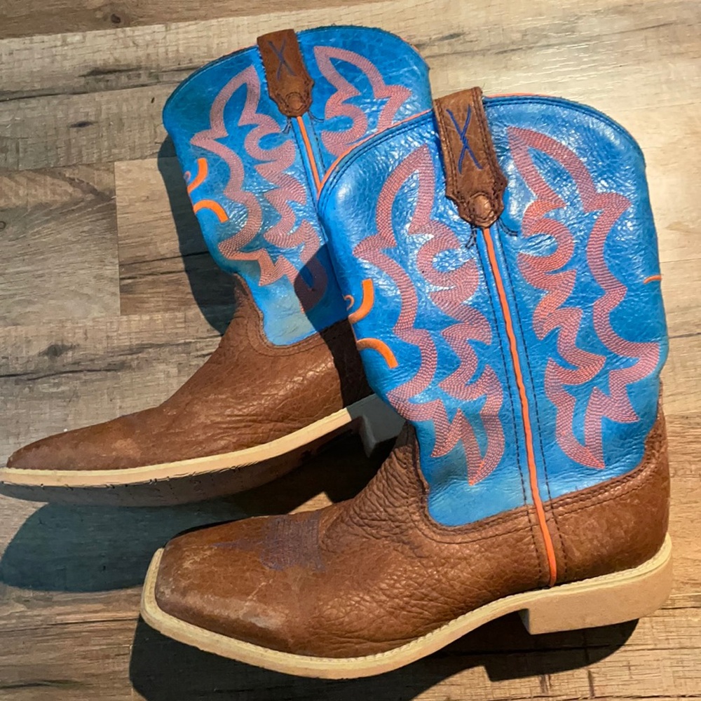 Twisted X rubber soled cowboy boots hooey size 5